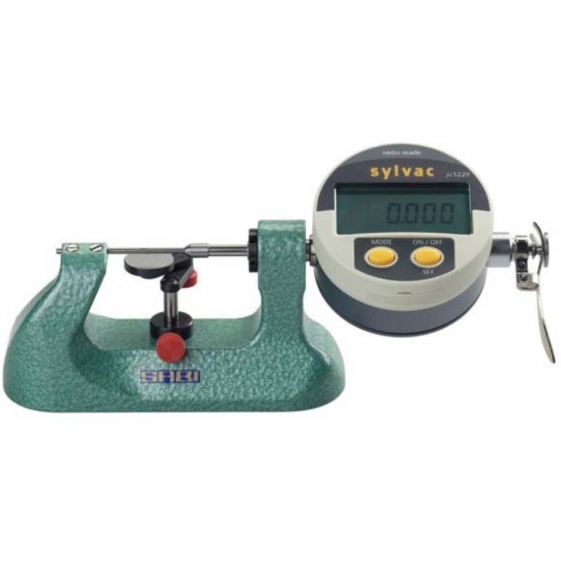 Comparateur de précision KM 1000 S - Echelle de mesure 1 mm - Rotation de  l'aiguille 0,2 mm - avec protection contre les chocs