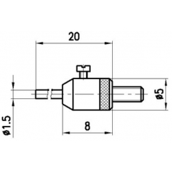 TESA Pied à coulisse à cadran CCMA-M 150 / 0.02